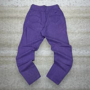 Vintage 90s Chic Jeans 30x32 Baggy Fit Grape Purple Wash Tapered Leg
